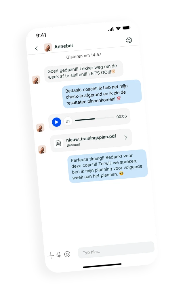 App Chat section